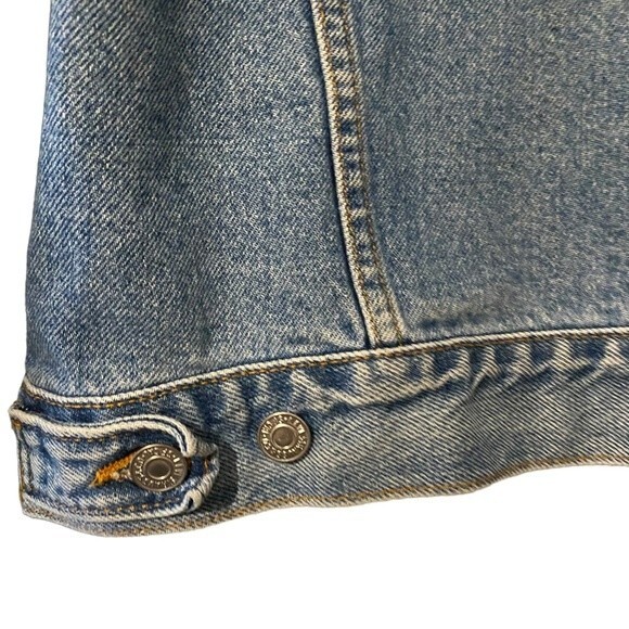 Vintage 1980’s Levi’s denim jean jacket large EUC ranch wear, cowboy, trucker - Picture 4 of 14